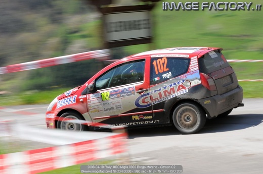 2008-04-19 Rally 1000 Miglia 0802 Brega-Moreno - Citroen C2